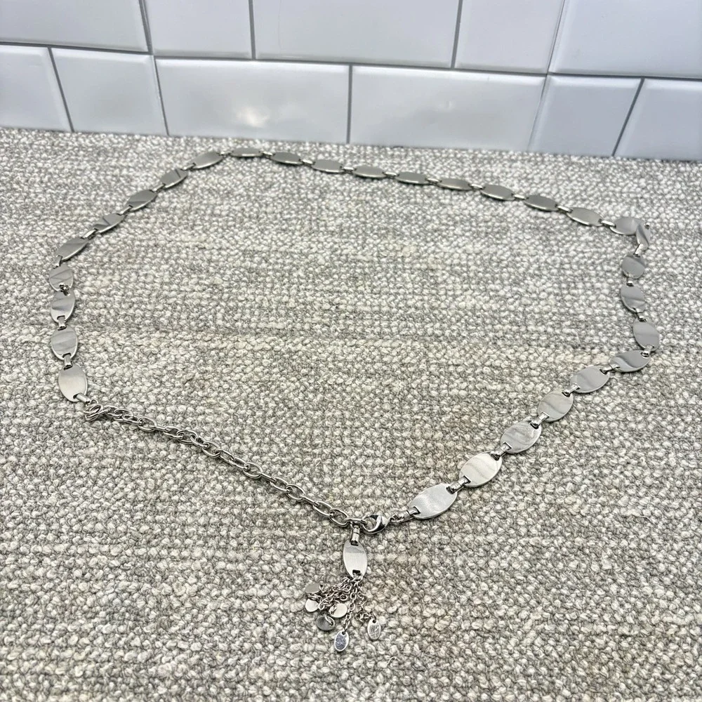Silver Chain Belt Ladies Adjustable 40-49